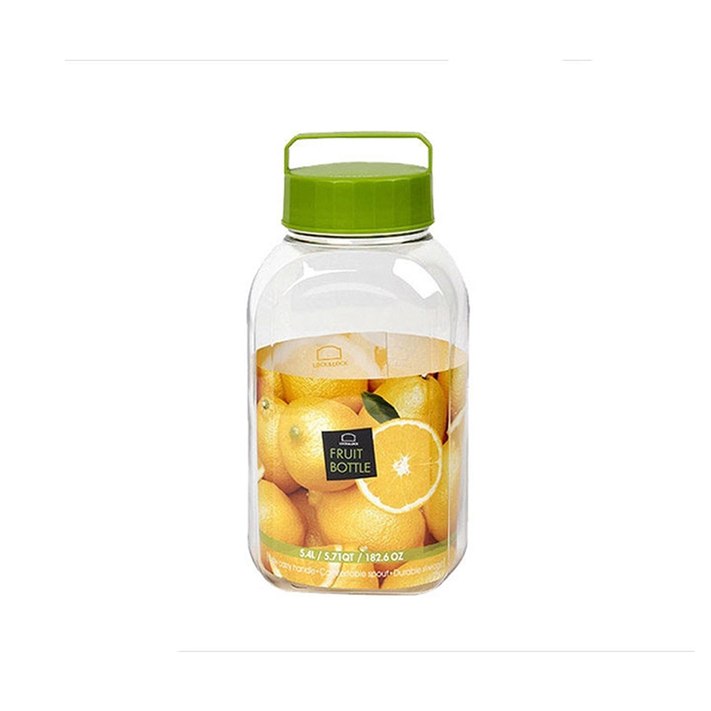 Bình Ngâm Nước Hoa Quả Fruit Bottle 2L - 127x104x248mm, 3 Màu (Xanh Lá, Ngà, Cam) - Locknlock -  HPP451